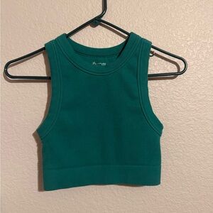 Aerie Teal Seamless Top. Size Small. Fab material and thick 🧡🤩